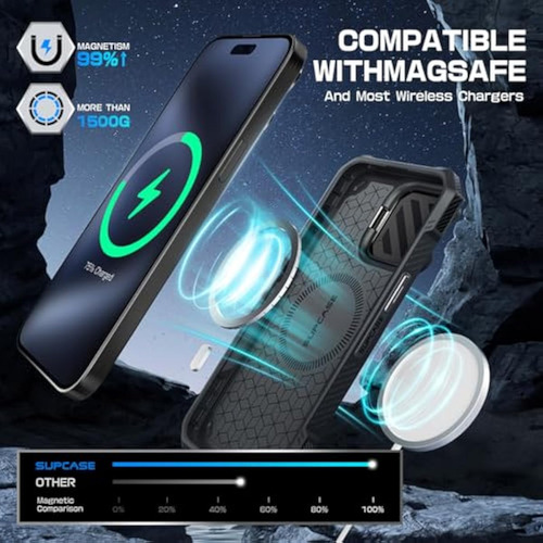 Capa Supcase Para iPhone 15 Pro Max Com Câmera