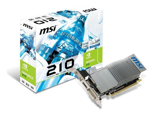 Tarjeta Grafica Msi 210 Geforce 1gb Gddr3 Low Profile