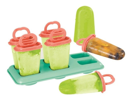 Tupperware Heladitos Set X 6 Con Bandeja Moldes Libre Bpa