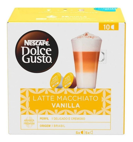 Café Em Cápsula Nescafé Dolce Gusto Latte Macchiato Vanilla