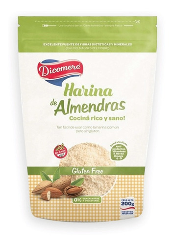 Harina De Almendras Dicomere | Free Gluten | 200g