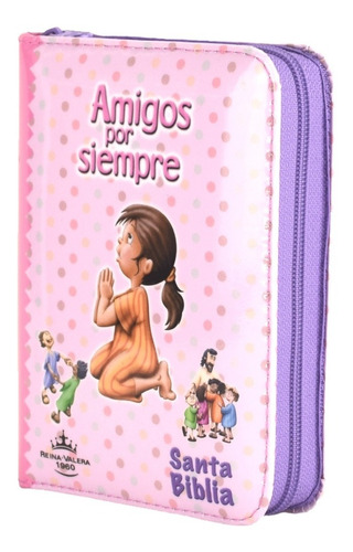 Biblia Infantil Reina Valera 1960 Para Niñas - Forro Rosado