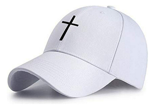 Gorra De Béisbol De Algodón Con Cruz Unisex