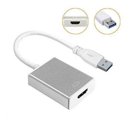 Adaptador Conversor Usb 3.0 A Hdmi Para Notebook