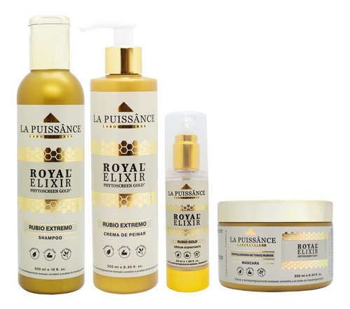 La Puissance Royal Elixir Shampoo Crema Peinar Máscara Serum