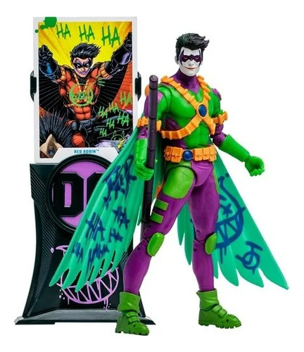 Muñeco Dc Multiverse Dc New 52 Robin Rojo (6070299)