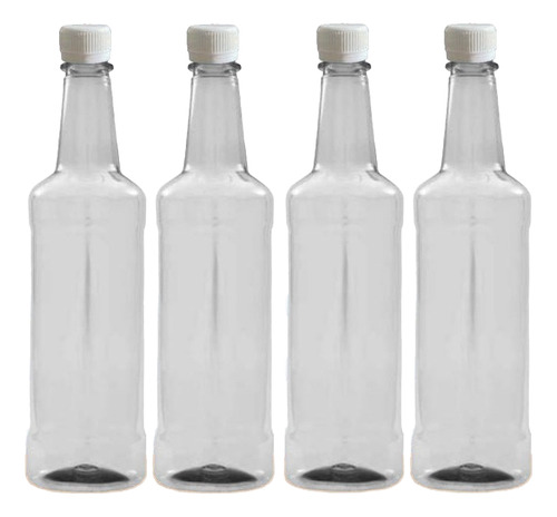 Botella Pet Licorera Y Jarabes Con Tapa 30 Pzas 750 Ml