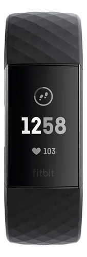 Fitbit charge 3 smart watch in black sale
