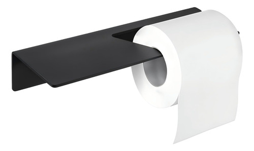 Soporte De Papel Higiénico Negro, Soporte Adhesivo Para Pape