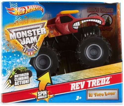 Hot Wheels Monster Jam El Toro Loco Rev Tredz Monster Truck