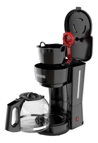 Cafetera Black&decker Cm0915bkla 12 Tazas J/vidrio Negra