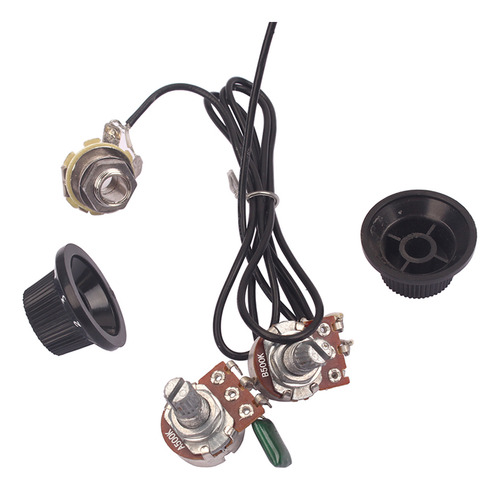 Control De Volumen Para Guitarra De 4 Cuerdas Con Botón De V