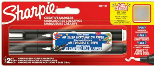 Marcadores Creativos Sharpie Marcadores Acrílicos Permanente