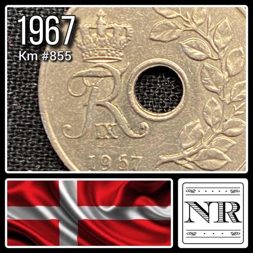 Dinamarca - 25 Ore - Año 1967 - Km #855 - Anular