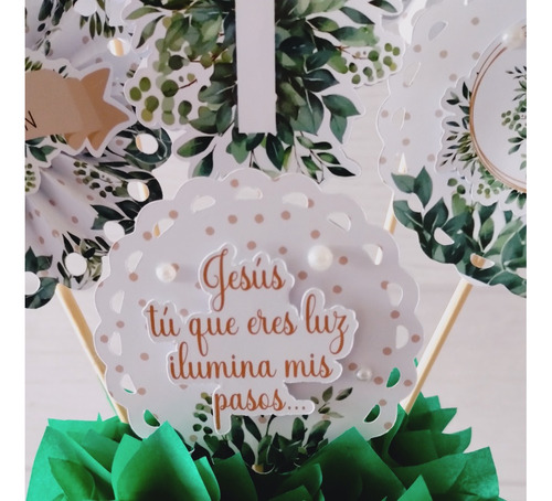 Centros De Mesa Personalizados Comunion