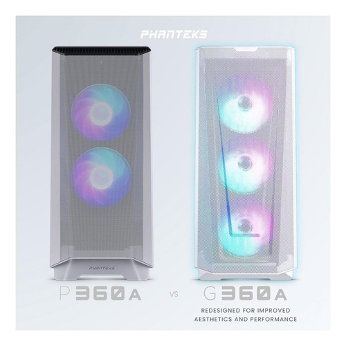Phanteks Eclipse G360a Matte Blanco Torre Atx (Usado)