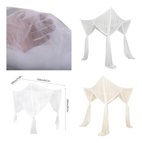 2 Piezas Eu Corner Post Hanging Bed Canopy Single Beds