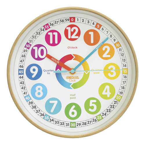 Preschool Collection Reloj De Color  Time Teacher Reloj De