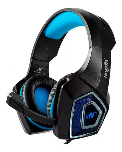 Imagen 1 de 4 de Auriculares gamer Nisuta NSAUG350 Hurricane