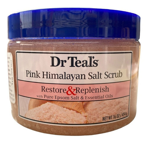 Exfoliante Corporal Dr Teals Con Sal Rosa Del Himalaya 454g 