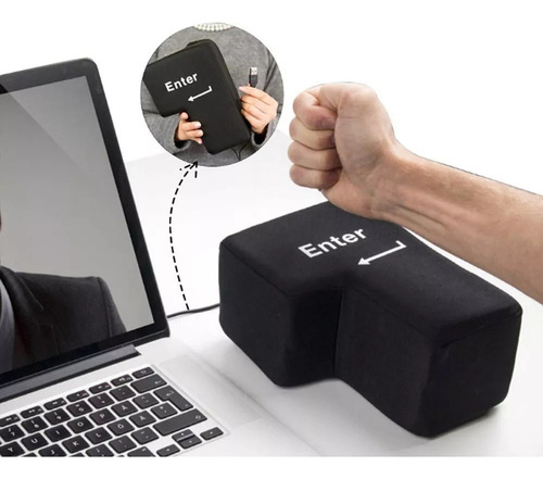 A Botón De Entrada Usb Gigante Antiestrés Grande
