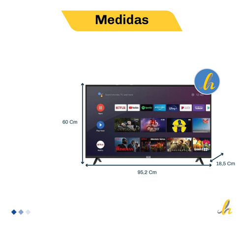 Imagen 3 de 10 de Smart Tv Tcl L42s6500 Led Full Hd 42 220v Lh