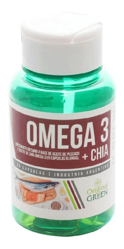 Omega 3+chía Original Green 30 Cápsulas Presión Arterial