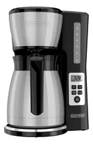 Comprar Cafetera Black+Decker CM2046S semi automática plateada y negra de filtro 120V
