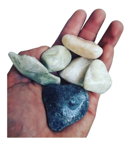 Piedra Lacada Tamboreada X 5 Kgs (3 A 6 Cms)
