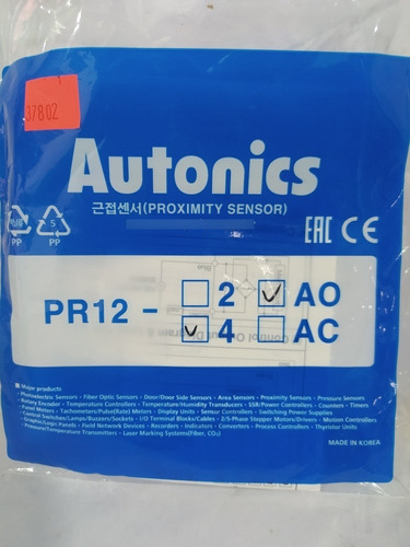 Sensor Inductivo Pr12-4ao Marca Autonics Koreano