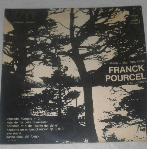 Vinilo Frank Pourcel En Clasico.. Algo Para Todos 