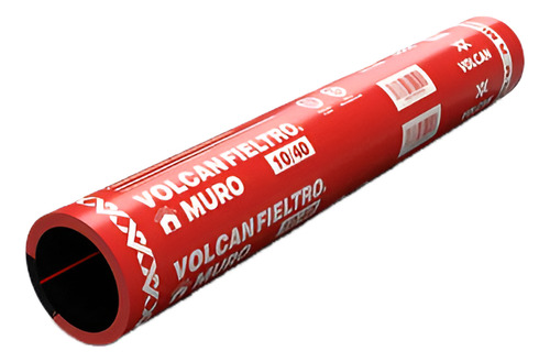 Fieltro Asfáltico Liso 10/40 40m2 Volcan Repele Agua Y Aire