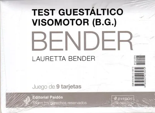 comprar Test Guestáltico Visimotor De Lauretta Bender (9 Tarjetas)
