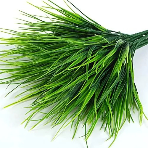 Ramo Verde Artificial Pastito X 15 Unidades Pack Yuyito Deco Verde