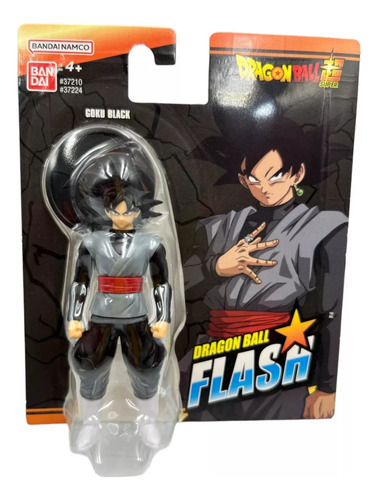 Figura De Accion Dragon Ball Flash Bandai Goku Black 11 Cms