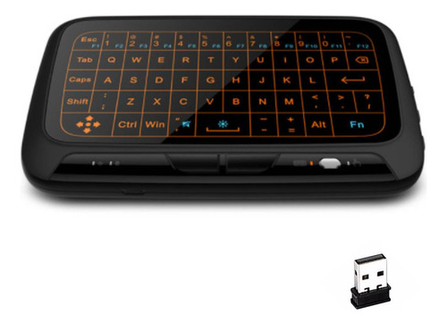 Mini Teclado Inalámbrico H18 Con Panel Táctil Retroiluminado