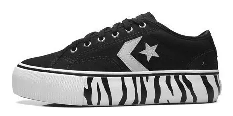Converse de cebra plataforma hotsell