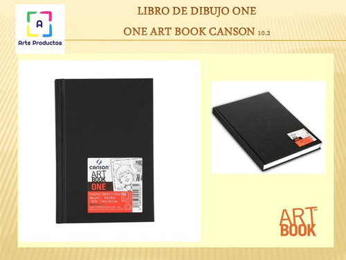 Imagen 3 de 3 de Libro De Dibujo One One Art Book Canson 10.2