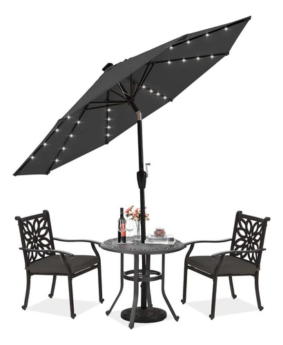 Abccanopy - Sombrillas Duraderas Con Panel Solar Y 32 luces