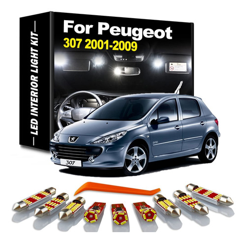 Kit Led Interior Canbus Peugeot 307 2001 - 2009