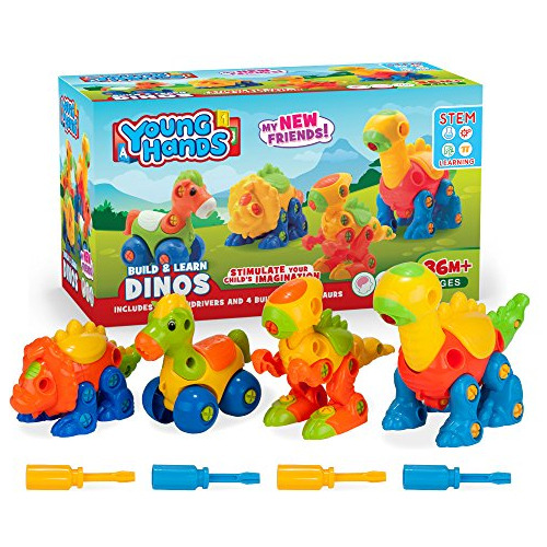 Build Learn Dinosaur Take Apart Toy Set Herramientas En...