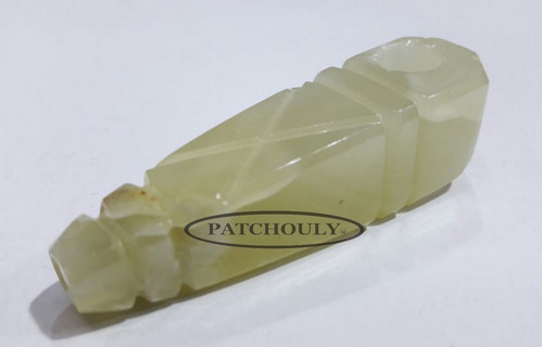 Imagen 5 de 10 de Pipa De Piedra Onix/cuarzo/marmol Hecha Mano Chica Personal