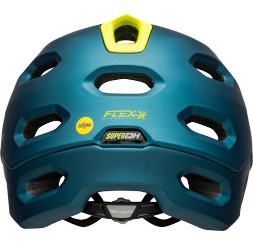 Casco Bell Super Dh Mips Mentonera Desmontable M/g Blu/hivz