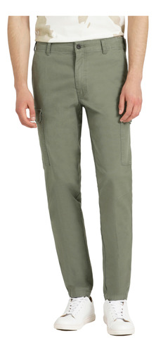 Pantalón Cargo Hombre Chino Tapered Slim Fit Verde Dockers