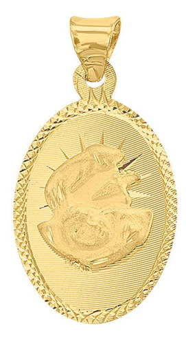 Medalla Bautizo Rayos Ama Oro 10k - 1712