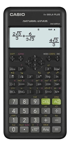 Calculadora Cientifica Casio Fx-350la Plus Similar Fx-82la Color Negro