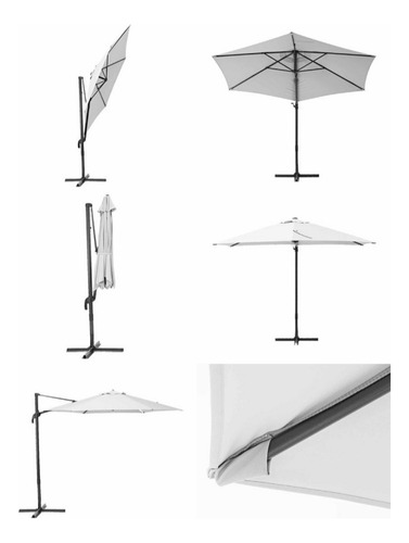 Sombrilla Lateral Graduable Impermeable EnvĂo A Provincia