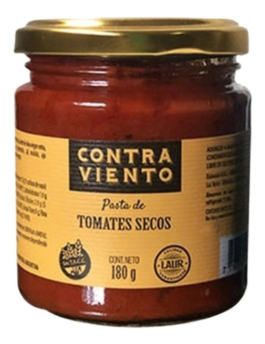 Pasta De Tomates Secos Laur 180g. 