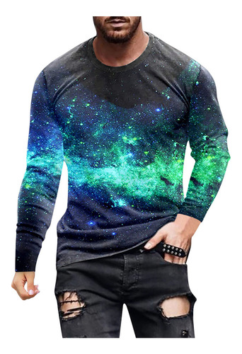 Camiseta De Moda Diaria Para Hombre Con Estampado Gráfico Es