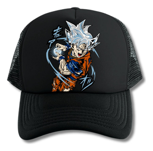 Gorra Trucker Goku Ultra Dragon Ball Series Black Xgt